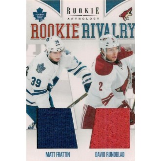 Jersey karty - Frattin Matt, Rundblad David - 2011-12 Rookie Anthology Rookie Rivalry Dual Jerseys No.44