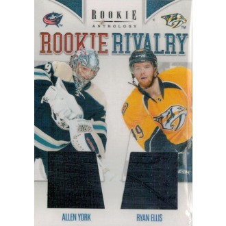 Jersey karty - York Allen, Ellis Ryan - 2011-12 Rookie Anthology Rookie Rivalry Dual Jerseys No.34