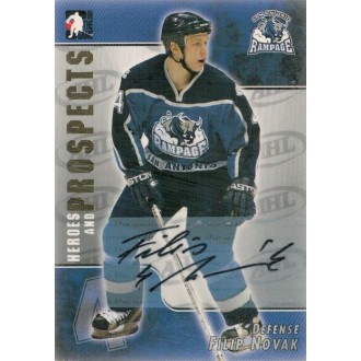 Podepsané karty - Novák Filip - 2004-05 ITG Heroes and Prospects Autographs No.A-FN