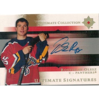 Podepsané karty - Olesz Rostislav - 2005-06 Ultimate Collection Ultimate Signatures No.US-RO