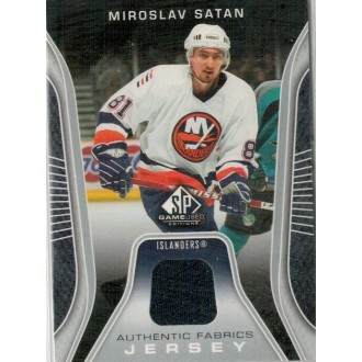 Jersey karty - Šatan Miroslav - 2006-07 SP Game Used Authentic Fabrics No.AF-MI