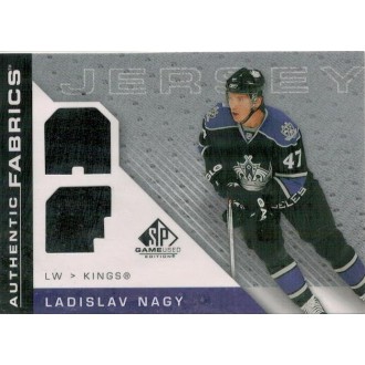 Jersey karty - Nagy Ladislav - 2007-08 SP Game Used Authentic Fabrics No.AF-LN