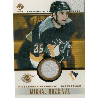 Jersey karty - Rozsíval Michal - 2001-02 Private Stock Game Gear - white No.83
