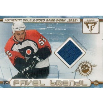 Jersey karty - Brendl Pavel, Beránek Josef - 2001-02 Titanium Double-Sided Jerseys No.33