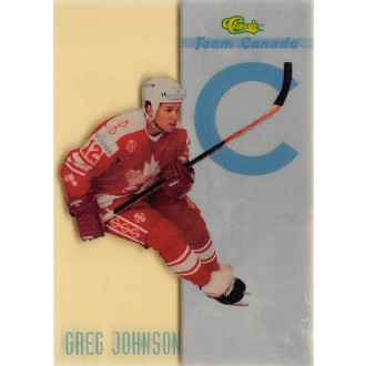 Insertní karty - Johnson Greg - 1993-94 Classic Team Canada No.TC1