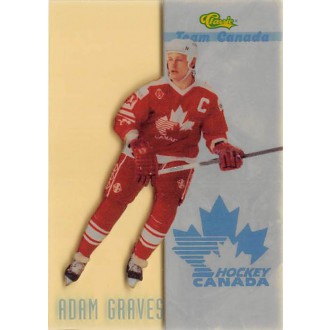 Insertní karty - Graves Adam - 1993-94 Classic Team Canada No.TC7
