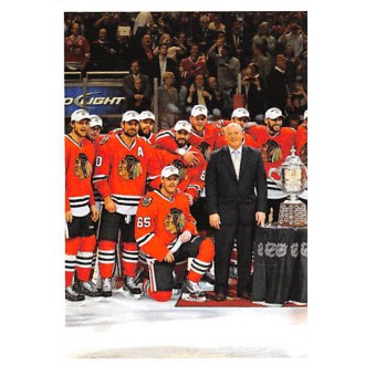 Řadové karty - Chicago Blackhawks Team Western Conference Champs Puzzle - 2013-14 Panini Stickers No.21