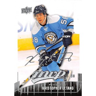 Řadové karty - Letang Kristopher - 2009-10 MVP No.68