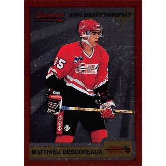 Insertní karty - Descoteau Matthieu - 1995-96 Bowman Draft Prospect No.P9