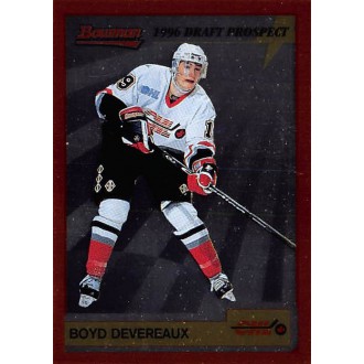 Insertní karty - Devereaux Boyd - 1995-96 Bowman Draft Prospect No.P10