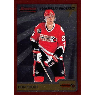 Insertní karty - Focht Dan - 1995-96 Bowman Draft Prospect No.P20