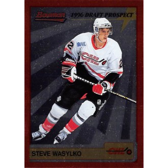 Insertní karty - Wasylko Steve - 1995-96 Bowman Draft Prospect No.P38