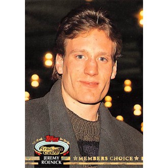 Řadové karty - Roenick Jeremy - 1992-93 Stadium Club No.255