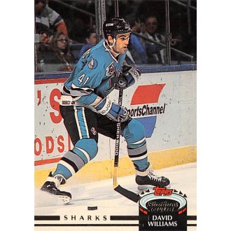 Řadové karty - Williams David - 1992-93 Stadium Club No.461