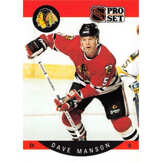 Řadové karty - Manson Dave - 1990-91 Pro Set No.54