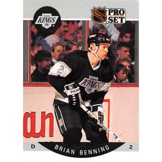 Řadové karty - Benning Brian - 1990-91 Pro Set No.114