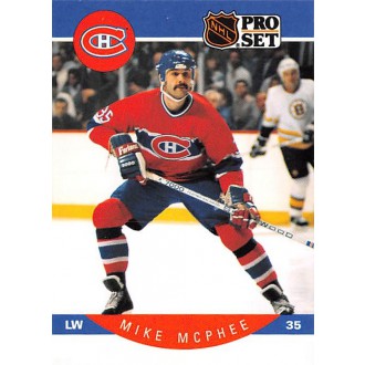 Řadové karty - McPhee Mike - 1990-91 Pro Set No.155