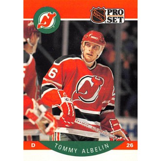 Řadové karty - Albelin Tommy - 1990-91 Pro Set No.162