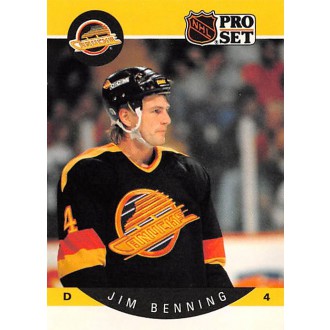 Řadové karty - Benning Jim - 1990-91 Pro Set No.292