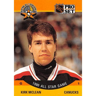Řadové karty - McLean Kirk - 1990-91 Pro Set No.355