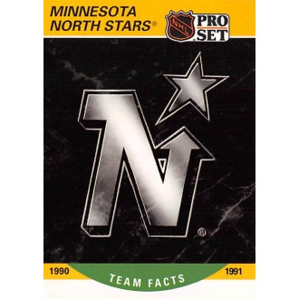 Řadové karty - Minnesota North Stars - 1990-91 Pro Set No.574