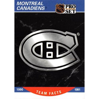 Řadové karty - Montreal Canadiens - 1990-91 Pro Set No.575