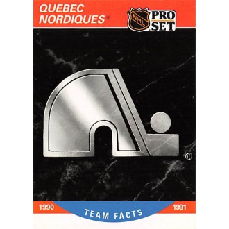 Řadové karty - Quebec Nordiques - 1990-91 Pro Set No.581