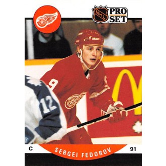 Řadové karty - Fedorov Sergei - 1990-91 Pro Set No.604