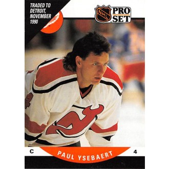 Řadové karty - Ysebaert Paul - 1990-91 Pro Set No.607