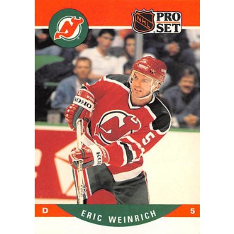 Řadové karty - Weinrich Eric - 1990-91 Pro Set No.622