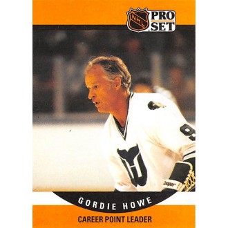 Řadové karty - Howe Gordie - 1990-91 Pro Set No.654