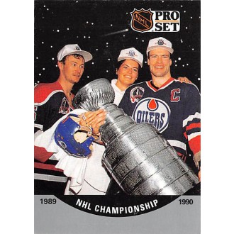 Řadové karty - Edmonton Oilers - 1990-91 Pro Set No.704