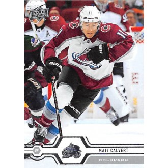 Řadové karty - Calvert Matt - 2019-20 Upper Deck No.132