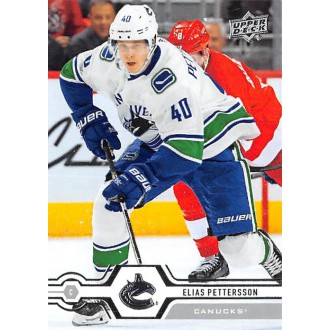 Řadové karty - Pettersson Elias - 2019-20 Upper Deck No.168