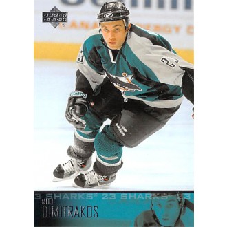 Řadové karty - Dimitrakos Niko - 2003-04 Upper Deck No.161