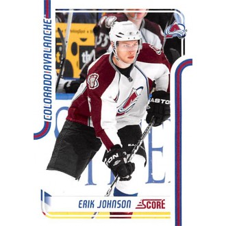 Řadové karty - Johnson Erik - 2011-12 Score No.137