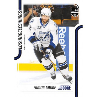 Řadové karty - Gagne Simon - 2011-12 Score No.217