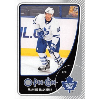 Řadové karty - Beauchemin Francois - 2010-11 O-Pee-Chee No.38