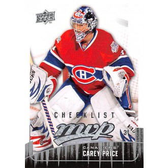 Řadové karty - Price Carey - 2009-10 MVP No.299