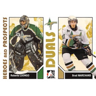 Řadové karty - Luongo Roberto, Marchand Brad - 2007-08 ITG Heroes and Prospects No.99