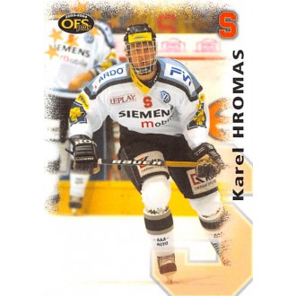 Extraliga OFS - Hromas Karel - 2003-04 OFS No.168