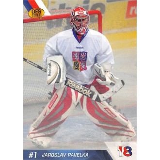 Extraliga OFS - Pavelka Jaroslav - 2010-11 OFS Reprezentace ČR-18 No.6