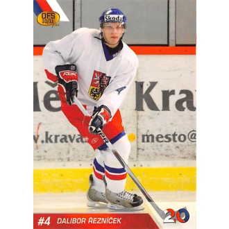 Extraliga OFS - Řezníček Dalibor - 2010-11 OFS Reprezentace ČR-20 No.5