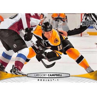 Řadové karty - Campbell Gregory - 2011-12 Upper Deck No.443