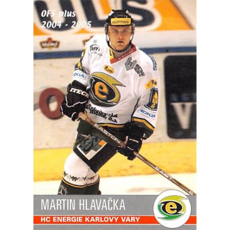 Extraliga OFS - Hlavačka Martin - 2004-05 OFS No.25