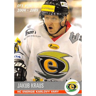 Extraliga OFS - Kraus Jakub - 2004-05 OFS No.41