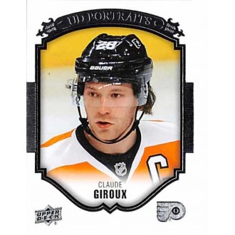 Insertní karty - Giroux Claude - 2015-16 Upper Deck UD Portraits No.P13