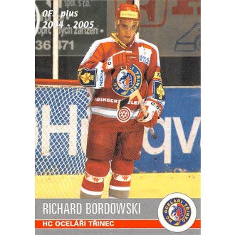 Extraliga OFS - Bordowski Richard - 2004-05 OFS No.205