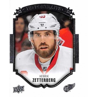 Insertní karty - Zetterberg Henrik - 2015-16 Upper Deck UD Portraits No.P23