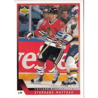 Řadové karty - Matteau Stephane - 1993-94 Upper Deck No.214